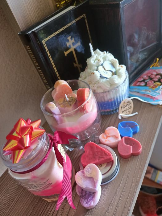 Ароматни арт свещи от соев восък