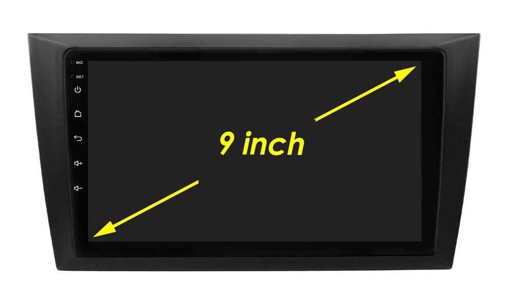 Мултимедия 9" заа VW GOLF 6 ANDROID 14 CARPLAY навигация RDS GPS