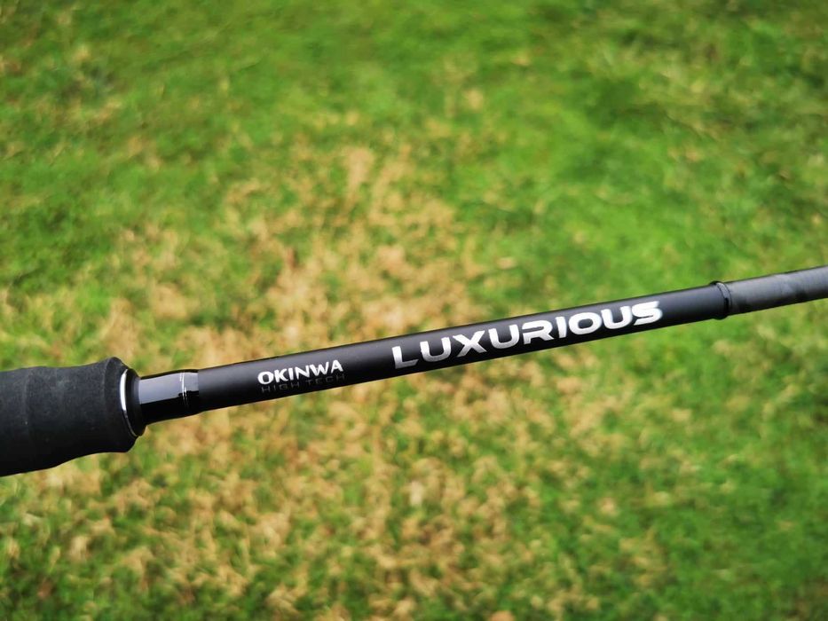 Морска спининг въдица с Fuji водачи и макарoдържач,Okinwa Luxorious
