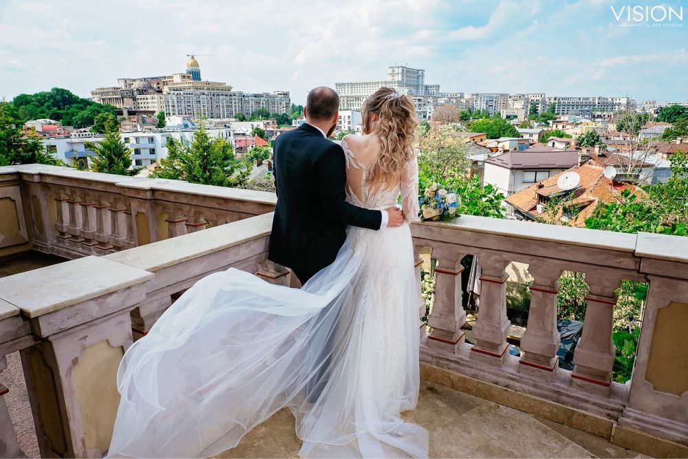 Rochie mireasa Maya Fashion lunga sirena + A-line 2 in 1