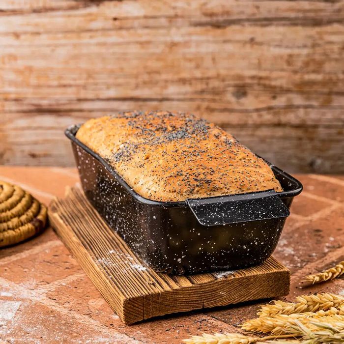 Forma, tava pentru copt neagra, cu insertie pentru scoatere, 24 x 13.5