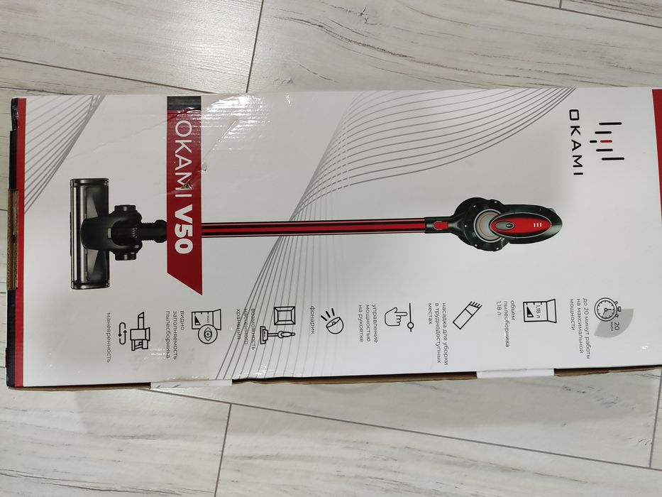 Вертикальный пылесос Okami v50