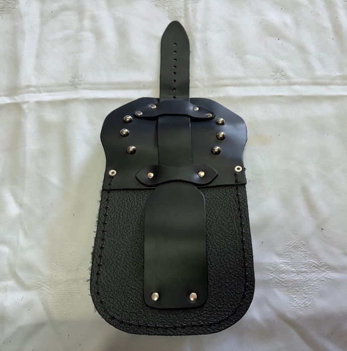 НОВИ допълнителни чанти от естествена кожа за куфар за мотор / чопър