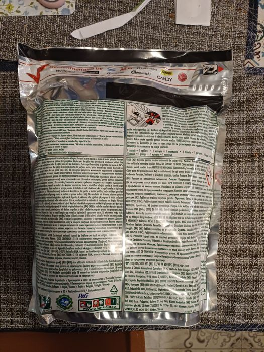 Pachet 66 Capsule Fairy Platinum pentru mașina de spălat vase