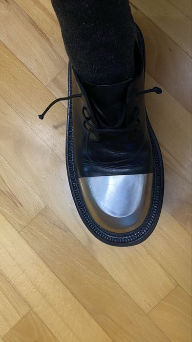 Pantofi piele vitel marsell Marsèll Black Alluce Derbys