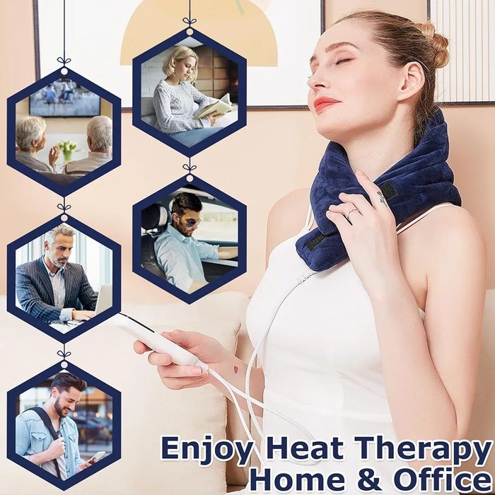 Електрическа грейка за врат с контрол на температурата и таймер