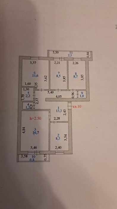 Продам 4х комнатную квартиру