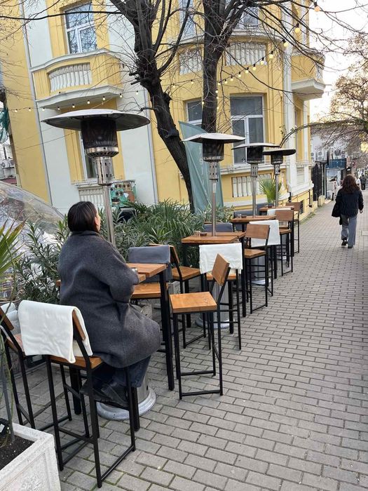 Бар столове масив и желязо