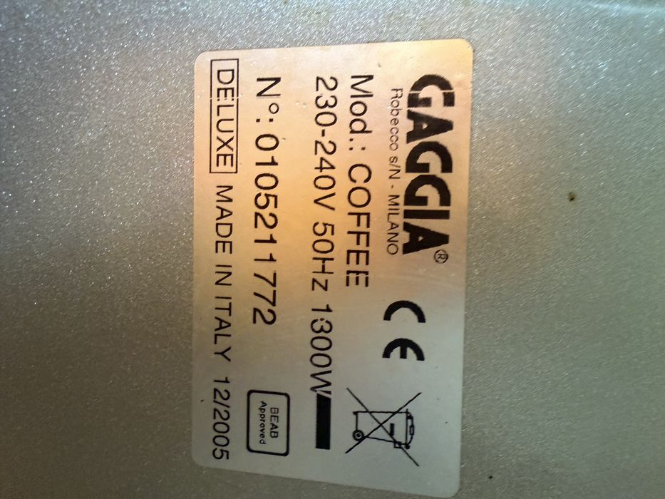 Кафемашина Gaggia Coffe Deluxe