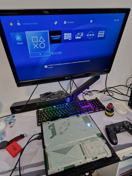 Curatare pc, ps2-ps5, xbox ,laptop, schimbare pasta, reparații,
