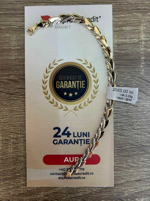 Bratara Aur 14K 5.23g (AG42 B.13625) GARANTIE 24 LUNI