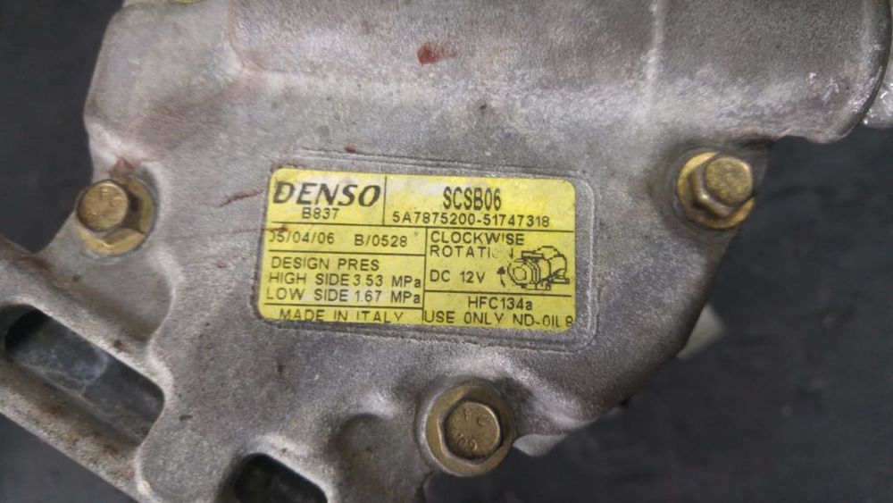 Compresor ac 1.2 1.4 b lancia ypsilon fiat idea panda 2 doblo albea 5a7875200 51747318