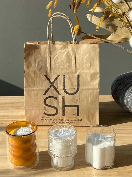 Гранулированный воск для свечей; Shamlar uchun granulalangan mum.