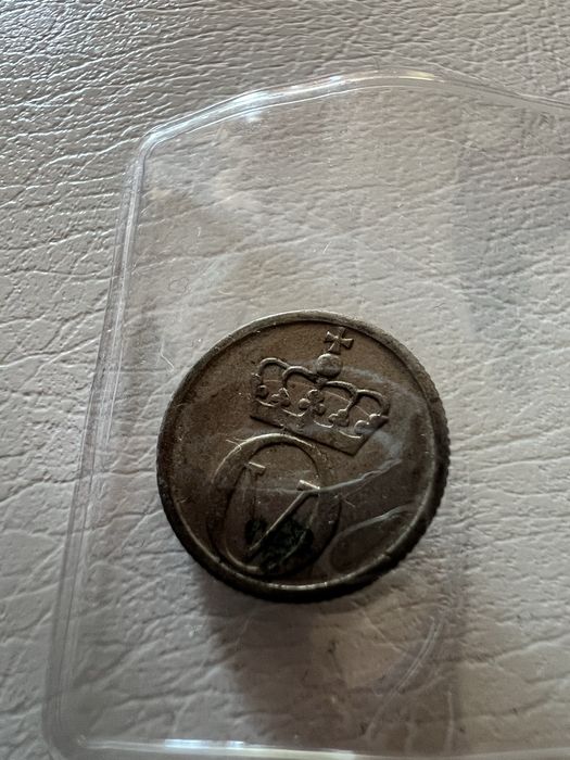 Скандинавска монета Норвегия – 10 Йоре (10 Øre), 1968 г. (Крал Улаф V)
