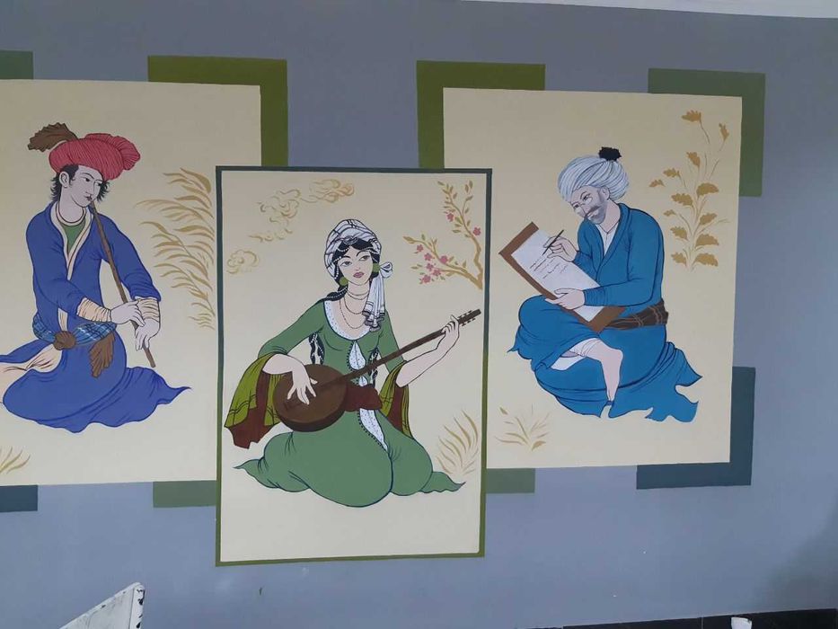 Роспись  стен, Художник