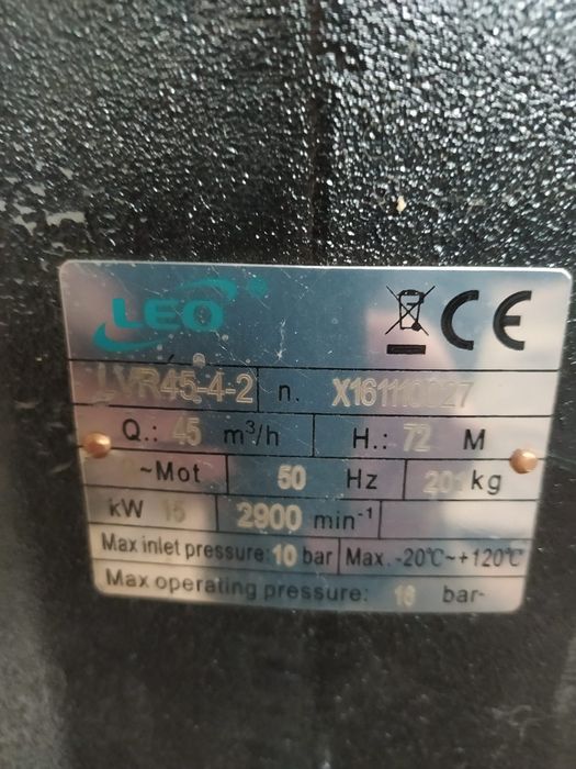 Насос LEO lvr45-4