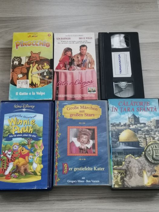 Casete video - lot 6 bucăți