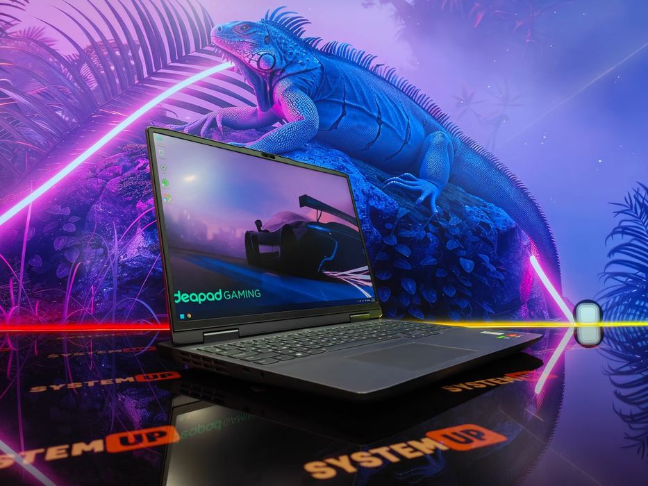Новый игровой монстр  Lenovo LOQ
Ryzen 5 7640HS   | DDR5 16GB |   RTX
