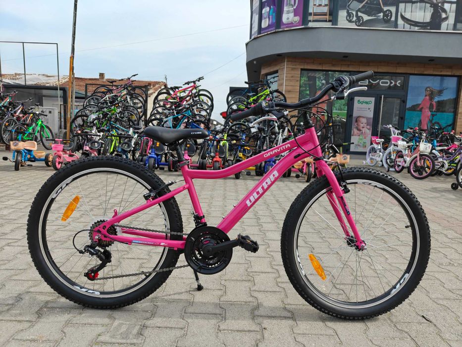 CROSS Велосипед 24" Ultra GRAVITA ново розово
