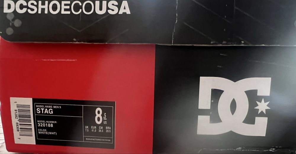 Кроссовки DC STAG White удобные к носке