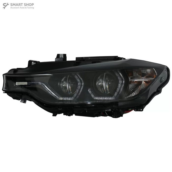 Faruri Full Angel Eyes LED DRL BMW 3 Series F30 F31 Sedan Touring (10.