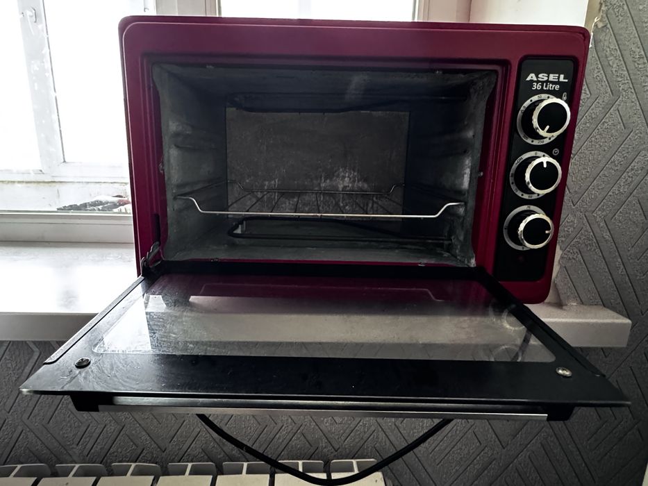 Настольная электропечь ASEL36l красный