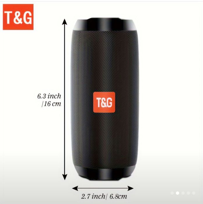 TG117 Портативна безжична wireless тонколонка HiFi стерео съраунд