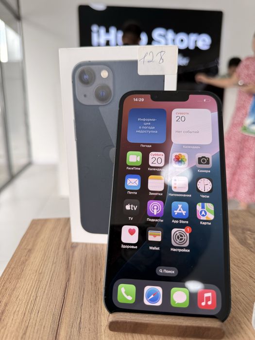 iPhone 13•128GB/100% Black  Айфон 13•128Гб/100% Қара