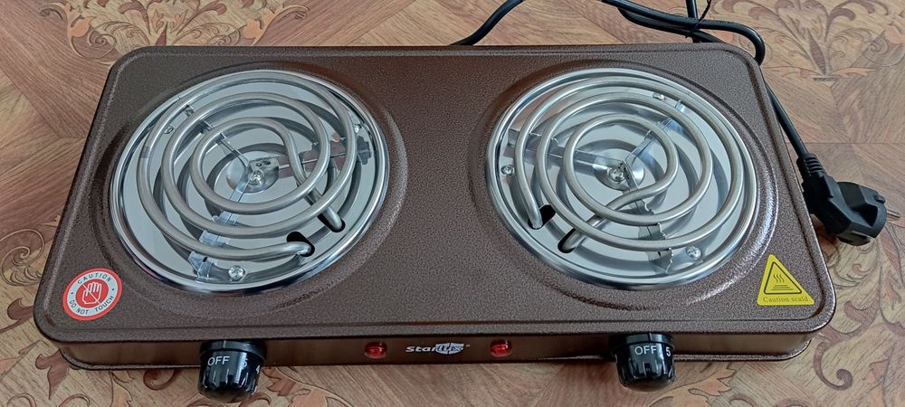 Плита настольная электрическая 2 конфорки