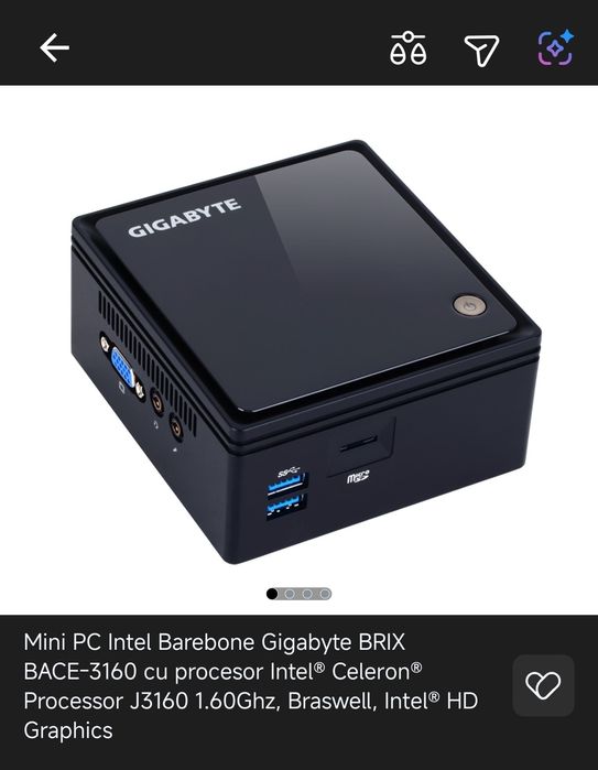 Vand Mini PC gigabyte brix