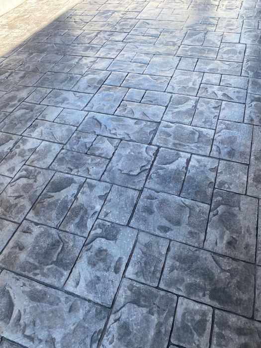 Beton amprentat sol si vertical