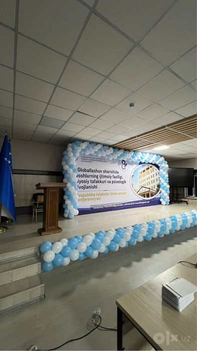 AKSIYA 400.000 dan Shar Afarmleniya,Oformleniya,Оформление шарами