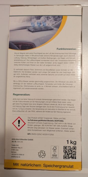 Dezumidificator auto regenerabil ThoMar Airdry