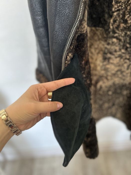 Кожаная куртка с утеплением