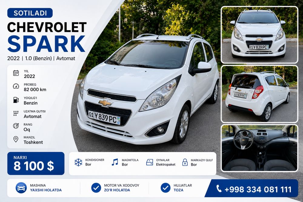 Spark 2022 Avtomat toza