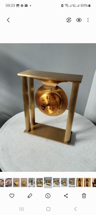 Ceas de Șemineu/Birou cu bătăi la fix / jumătate