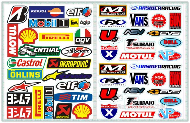 Stikere Moto Atv Enduro Cross Utv Sponsori Autocolante Abtibilde