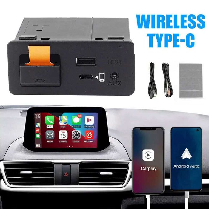 Безжичен Apple CarPlay & Android Auto Модул за Mazda 2, 3, 6, CX-3, CX-5 ,CX-9 MX-5