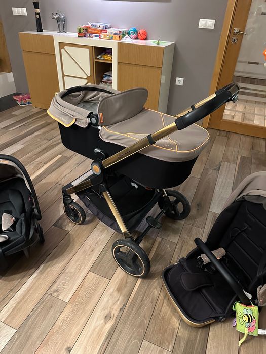 Детска количка Chipolino - Елит, 3 в 1, хумус