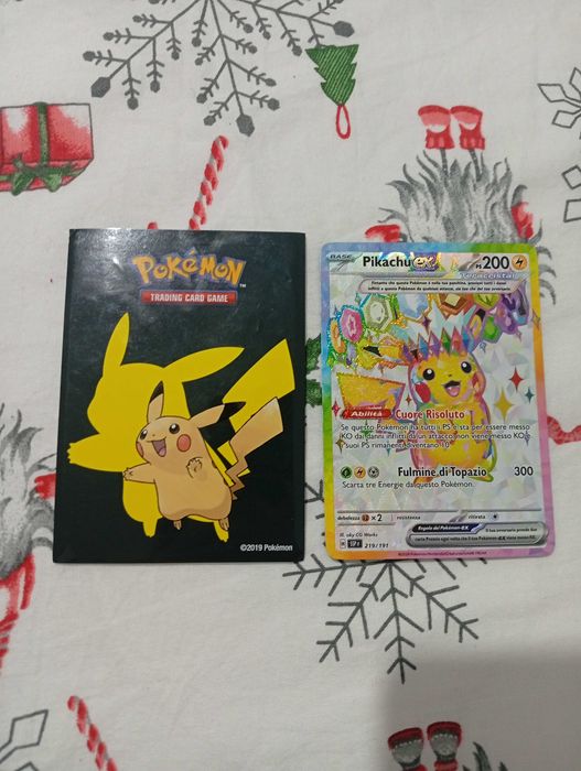 pokemon card pikachu ex
