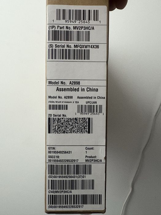 Vand urgent Tableta Ipad 13 Air 1Tb 2025 noua A2898