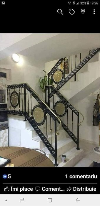 Balustrada din fier forjat