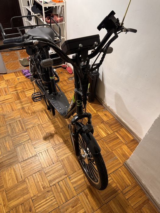 Электровелосипед с 2 аккумуляторами 48V 20Ah