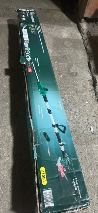 Forfece telescopic de tuns gard viu pe acumulator