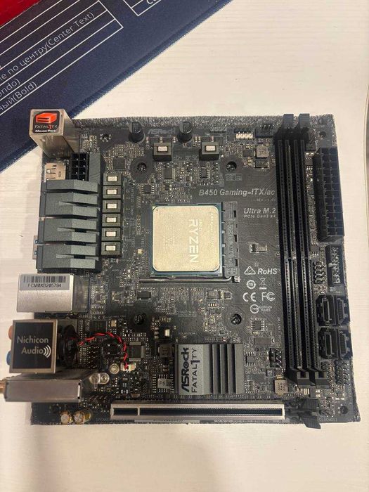 Продам Asrock b450 Gaming-ITX/ac