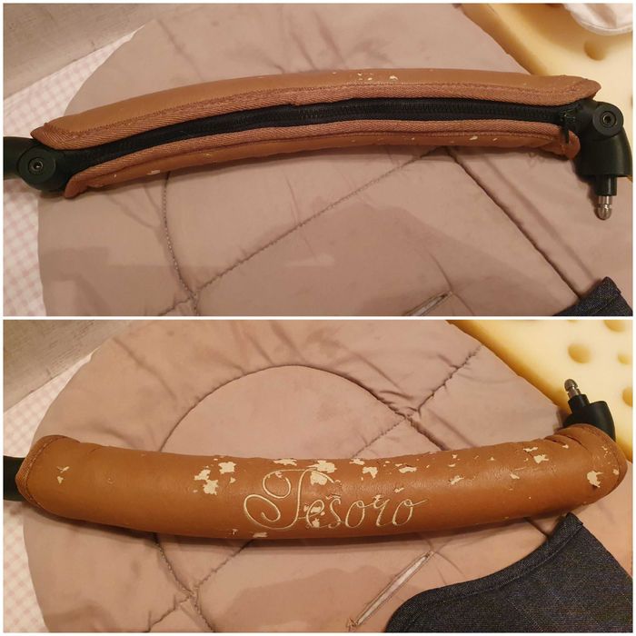 Комбинирана бебешка количка 3 в 1 Carra Tesoro Деним