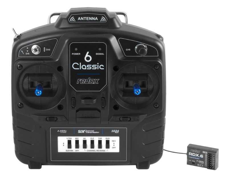 Radiocomanda REDOX Classic 6ch/2.4Ghz