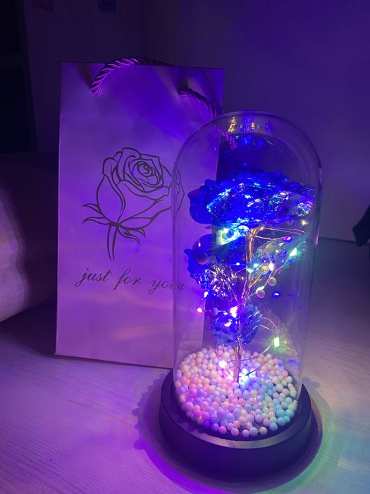 Букет в стеклянной колбе