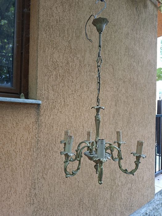 Candelabru, lustra din bronz