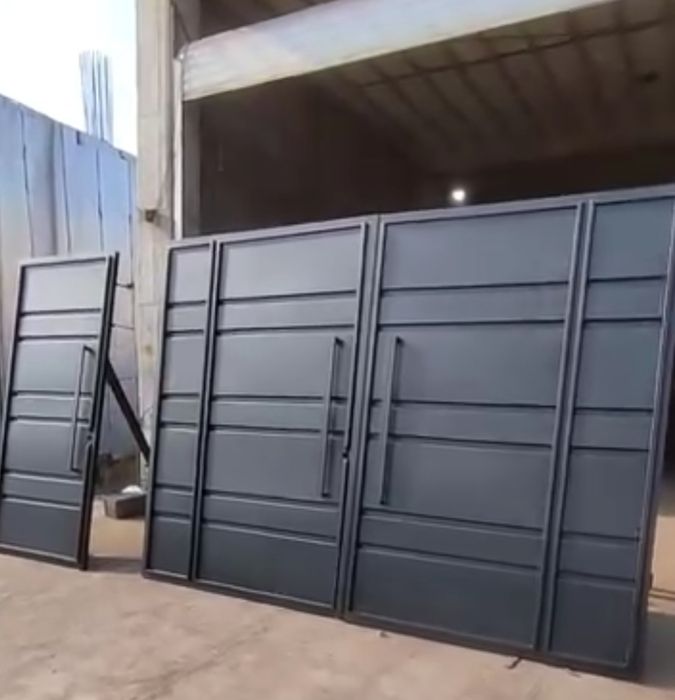 Ворота хайтэк лофт откатные ворота.